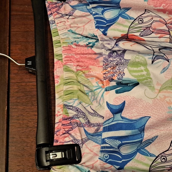 Skinz Woman's Size Small Beachy Coastal Swim Skirt - Picture 3 of 7